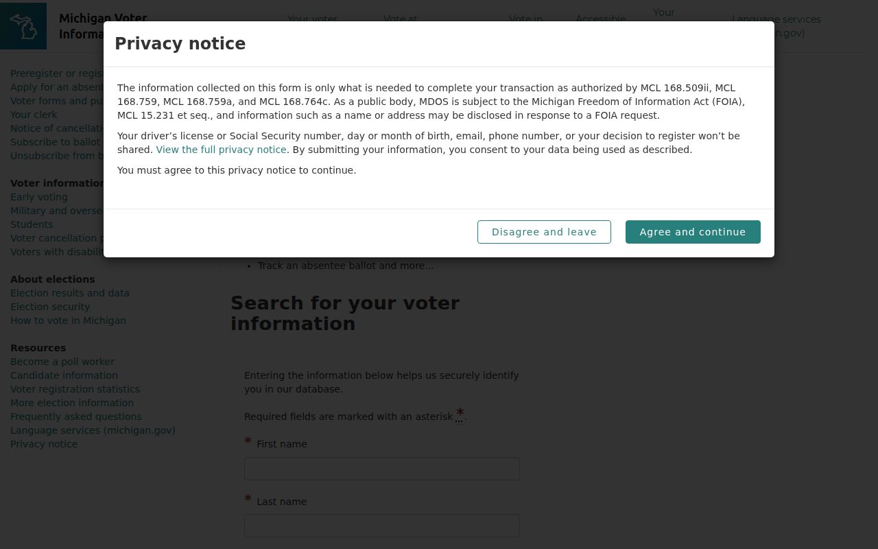 Hamtramck residents directory Michigan voter lookup
