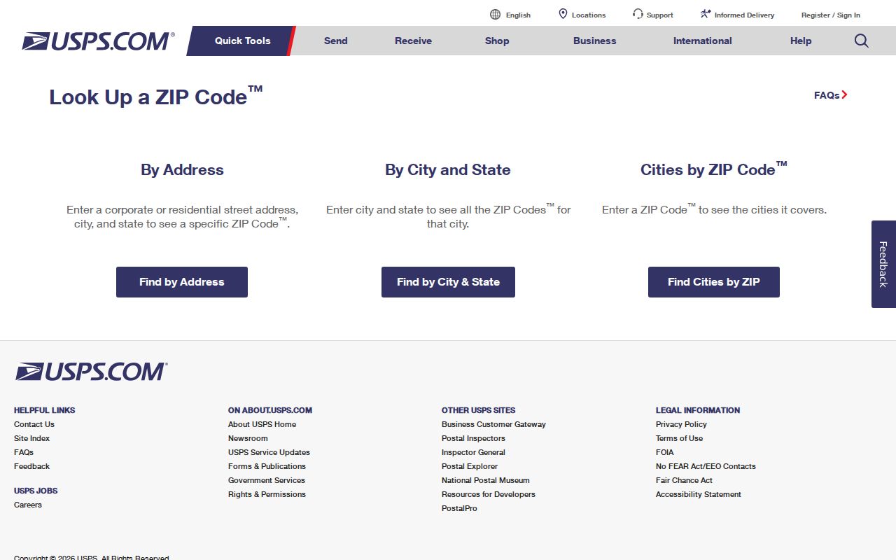 Hamtramck ZIP code directory USPS postal lookup controls